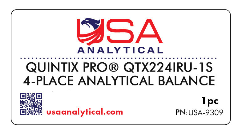 Thumbnail: USA-9309 - Quintix Pro® QTX224IRU-1S 4-Place Analytical Balance, 1 pc