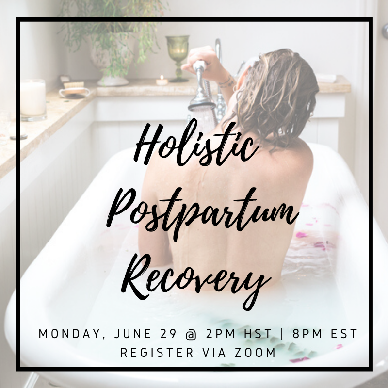 Holistic Postpartum Recovery