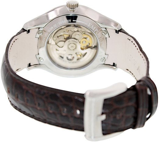 Thumbnail: Mens Armani Meccanico Brown Leather AR4627 Watch