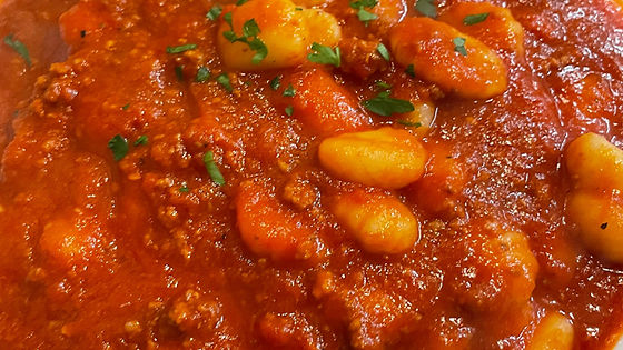 Gnocchi Meat Sauce