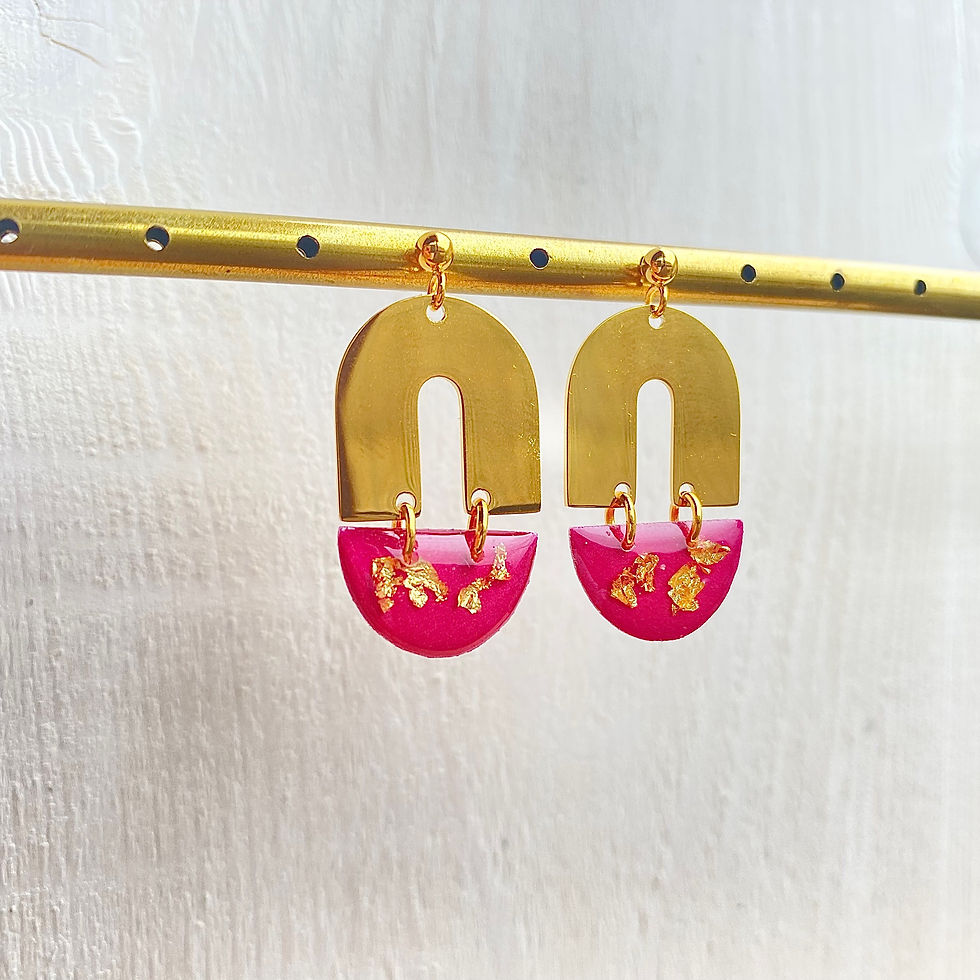 Miniature : Boucles framboises
