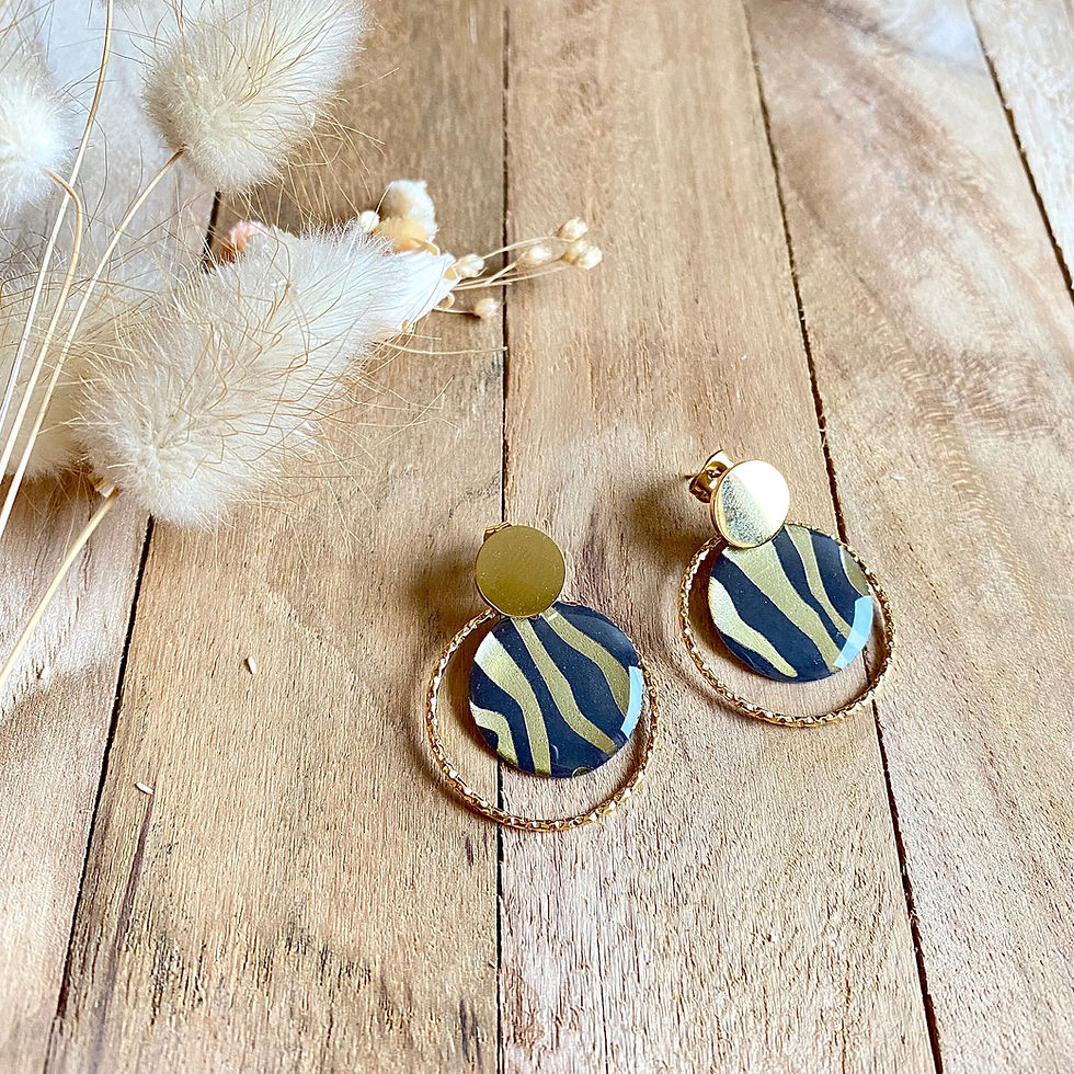 Miniature : Boucles zèbre