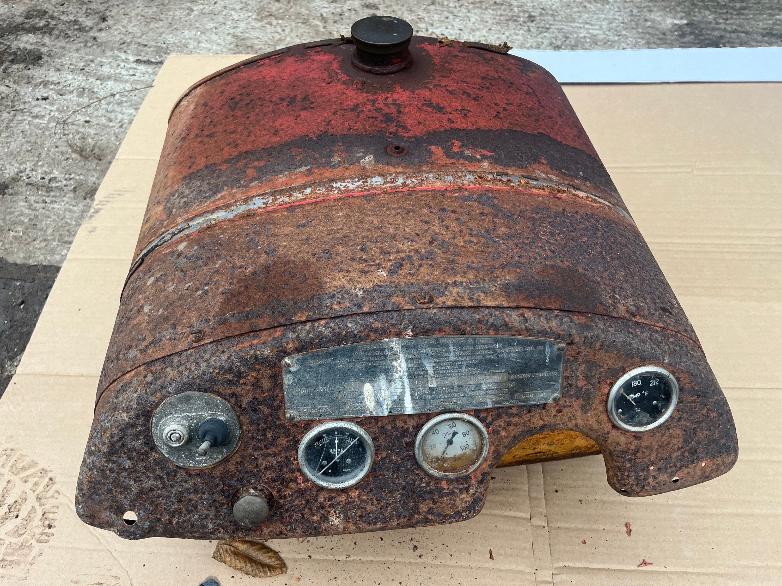 David Brown 25D diesel tank 