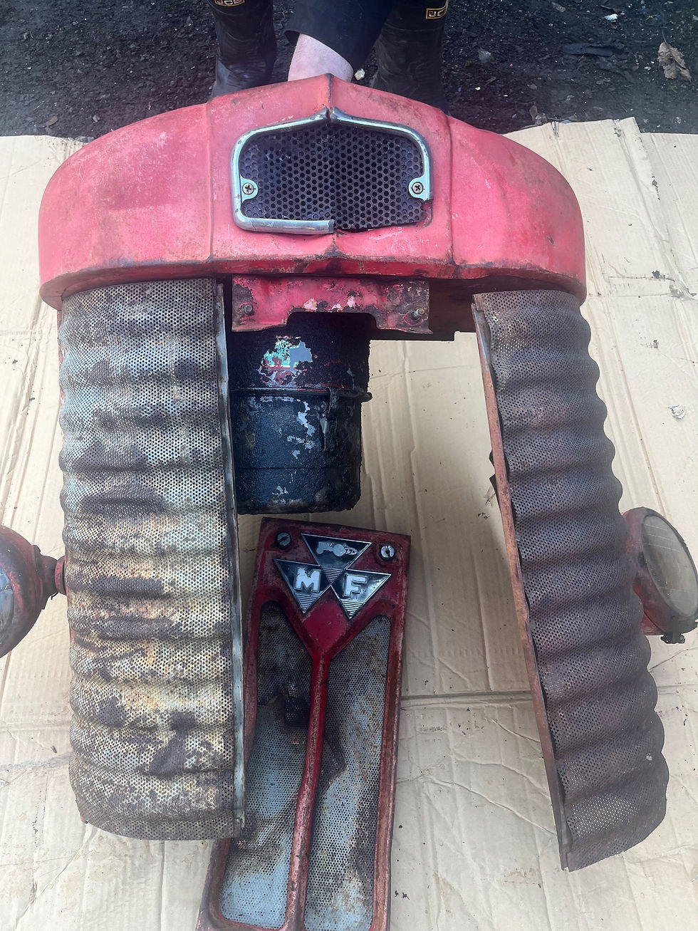 Thumbnail: Massey Ferguson 65 front nose cone assembly 