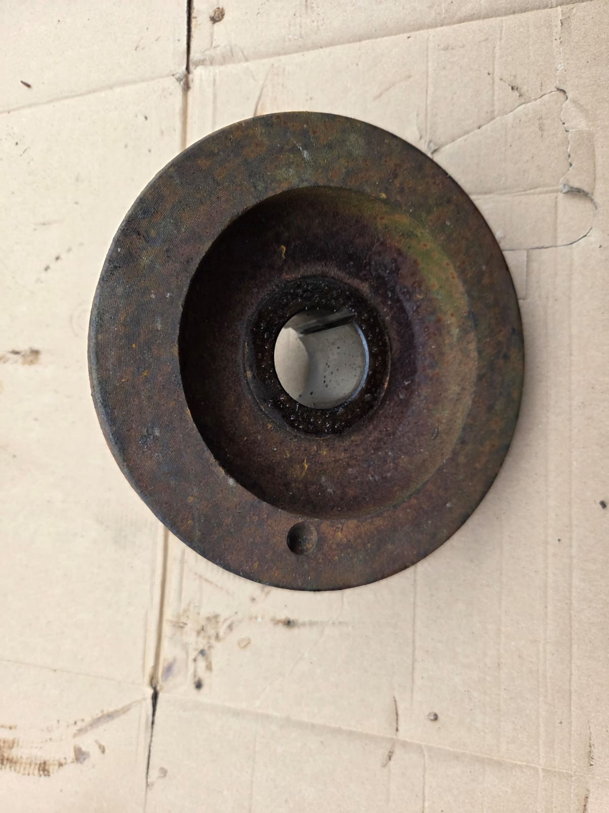 International W6 crank pulley 