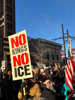 Protesters gather in Minneapolis on Jan. 23, 2026.