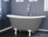 Prior Cast Iron Roll Top Bath Lifestyle Picture Hurlingham