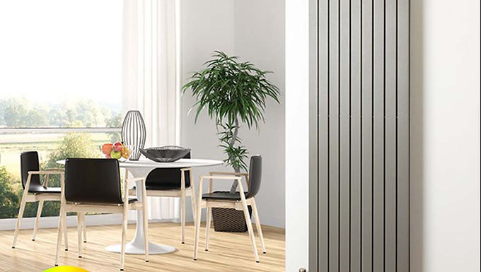 Arto Single Tall Vertical Steel Radiator | Bespoke |  MHS
