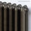 Thumbnail: Astro 2 Column Cast Iron Radiator | MHS - Close up Beaten Brass