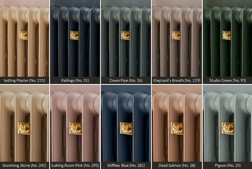 10 Stunning Farrow & Ball Colour Ideas for Cast Iron Radiators