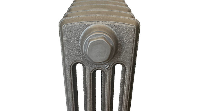 Ionic 660/4 | 14 Sections  874mm | Cast Iron Radiator | Dark Old Penny | MHS