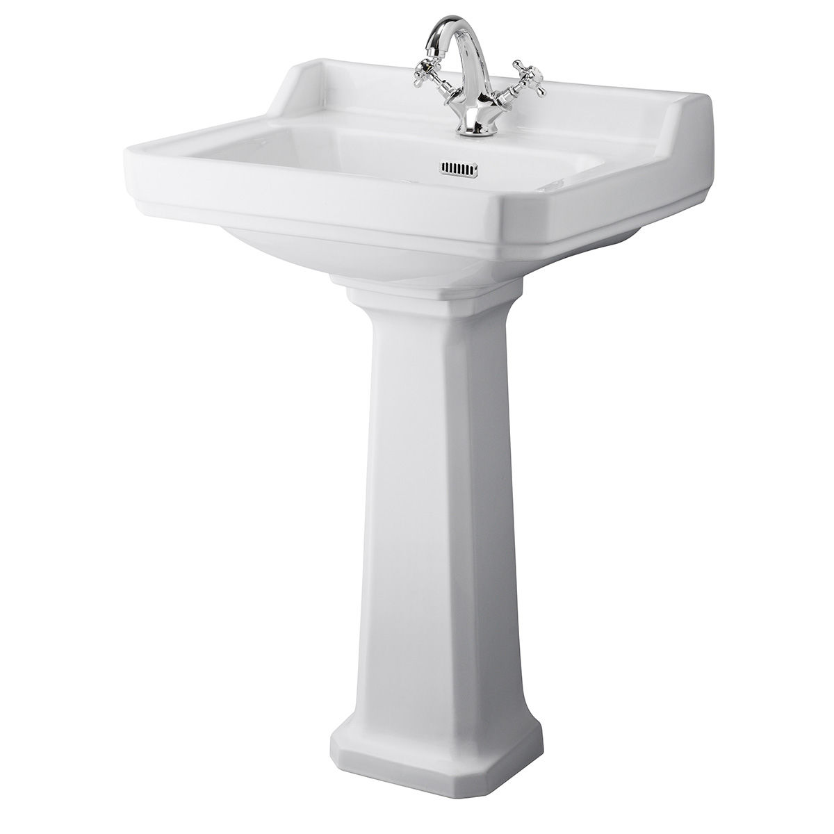 Richmond 600 Wide Basin & Pedestal | Hudson Reed