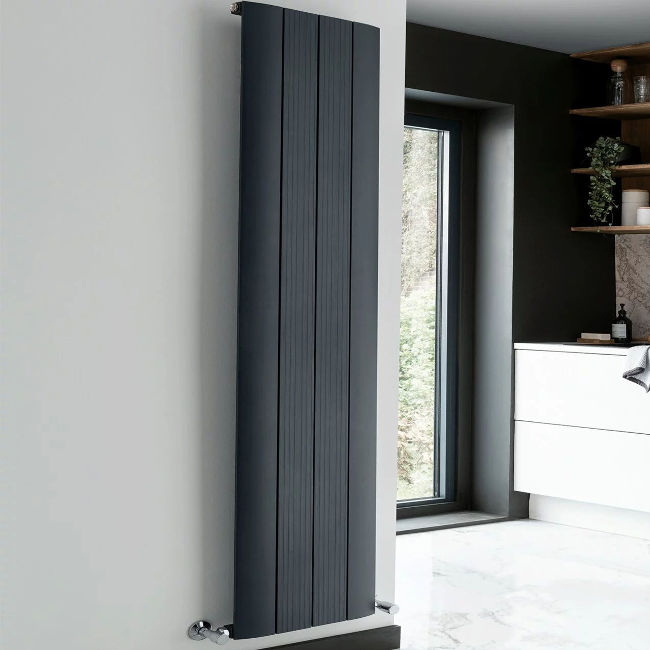 Astute Vertical | Single Panel | Aluminium Radiator | Vogue UK