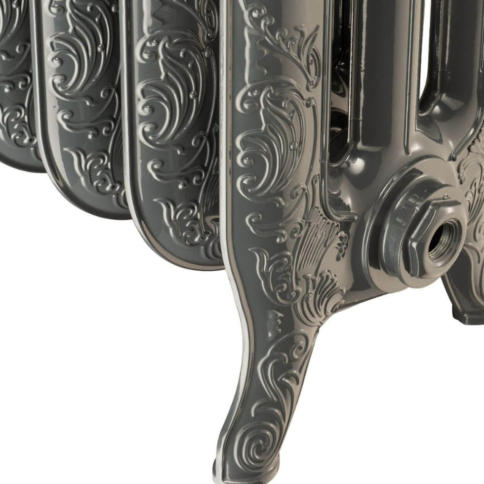 Thumbnail: Rococo 3 Column Aluminium Radiator | Anthracite | Arroll