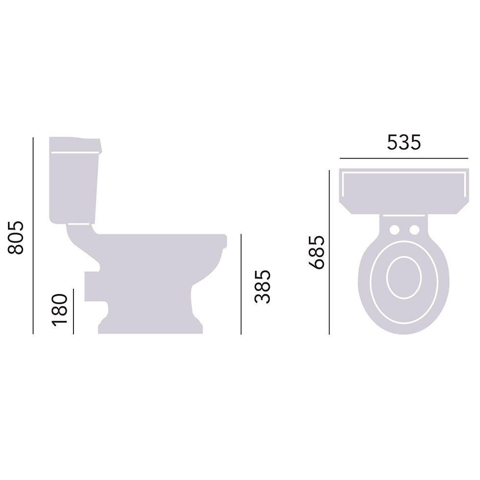 Thumbnail: Granley Close Coupled WC & Cistern | Heritage