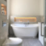 BC Designs Acrylic Boat Bath with Aluminium Plinth Lifestyle Picture