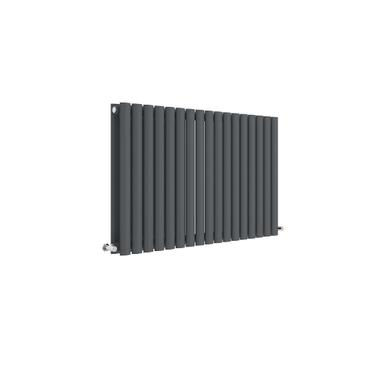 Thumbnail: Revive Double Horizontal Steel Radiator in Stocked by Hudson Reed in Anthracite