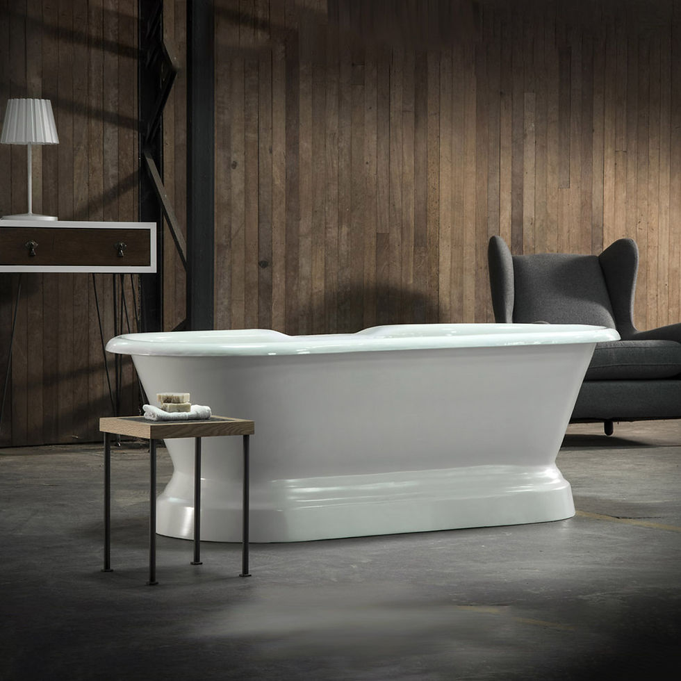 The Chaumont Cast Iron Bath White