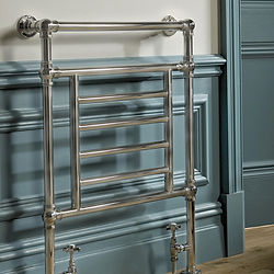 Elizabeth Heated Towel Rail | Mild Steel | Electric Options | Vogue UK