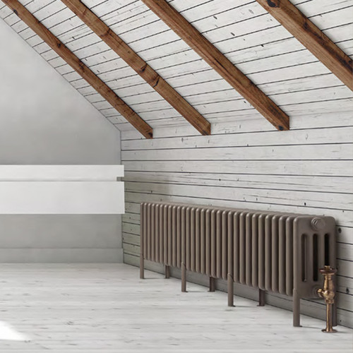 Multisec Steel 4 Column Stocked Radiator | Colour | MHS | Foundry Cast Iron
