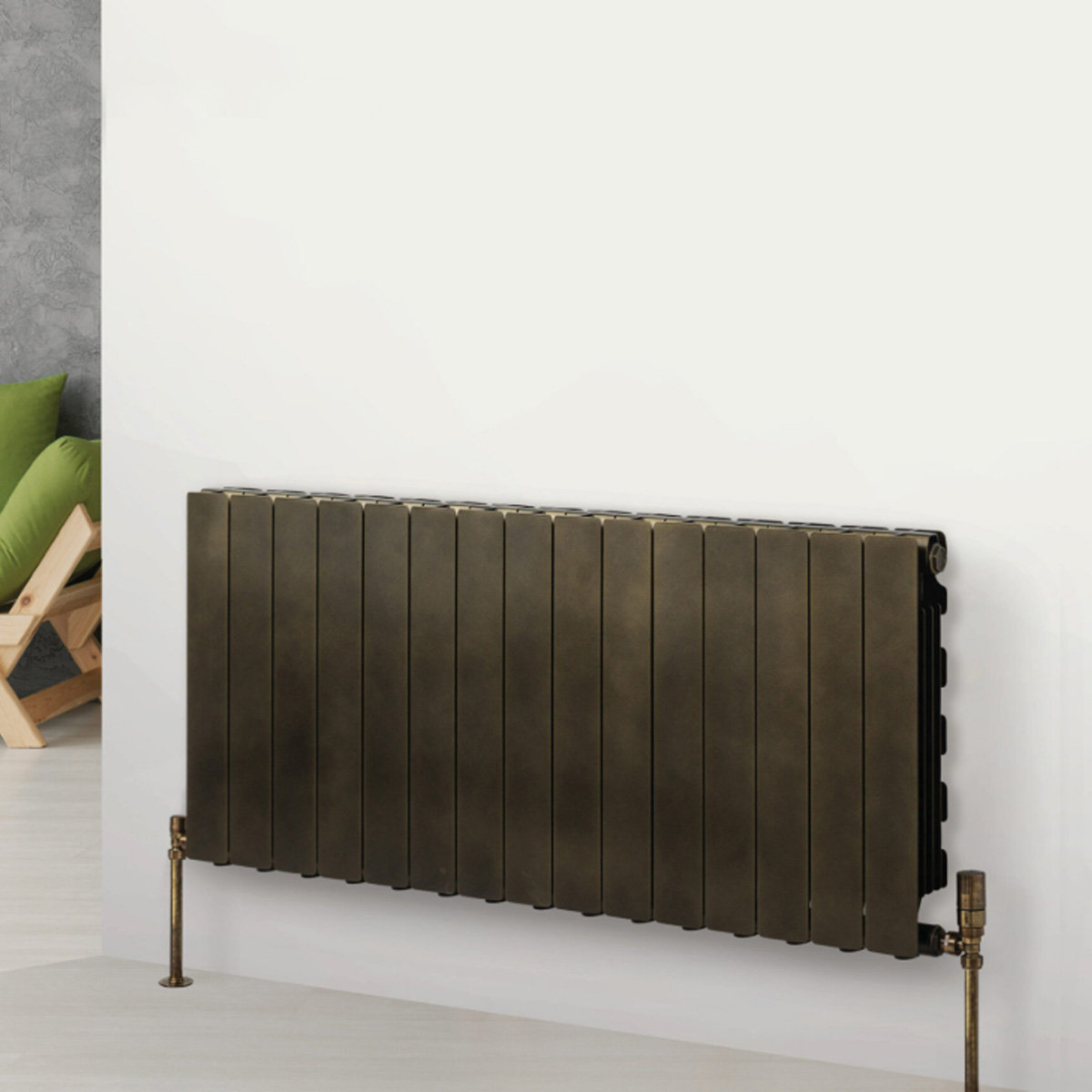 Holms Radiator holborn-97-horizontal-aluminium-radiator-rads-2-rails