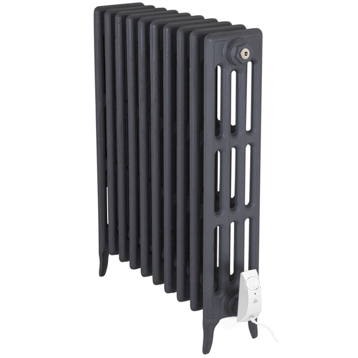 Electric Cast Iron Radiator 810mm Tall white Element