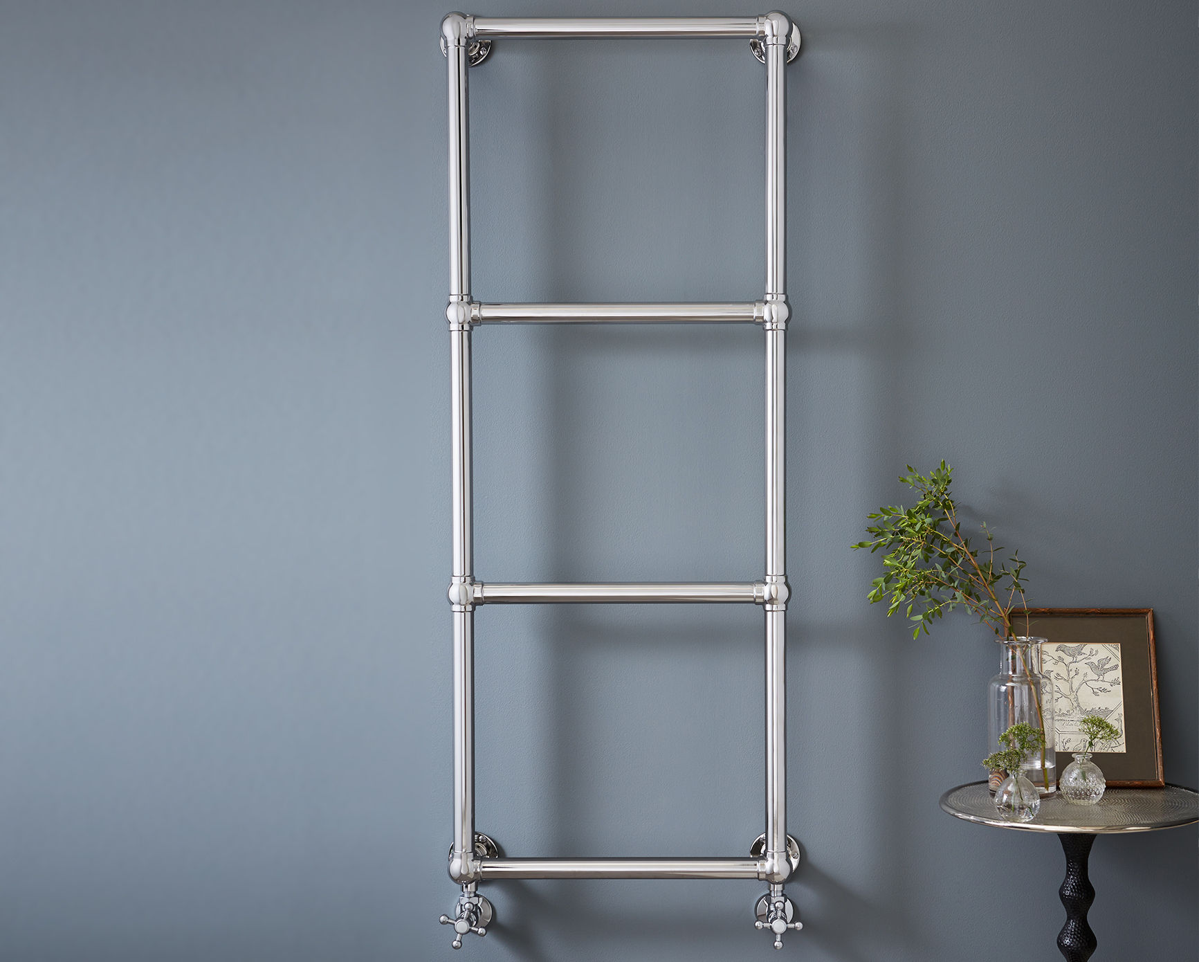 The Ballerina Wall Mounted Towel Rail Brass Construction by Vogue UK- Lifestyle