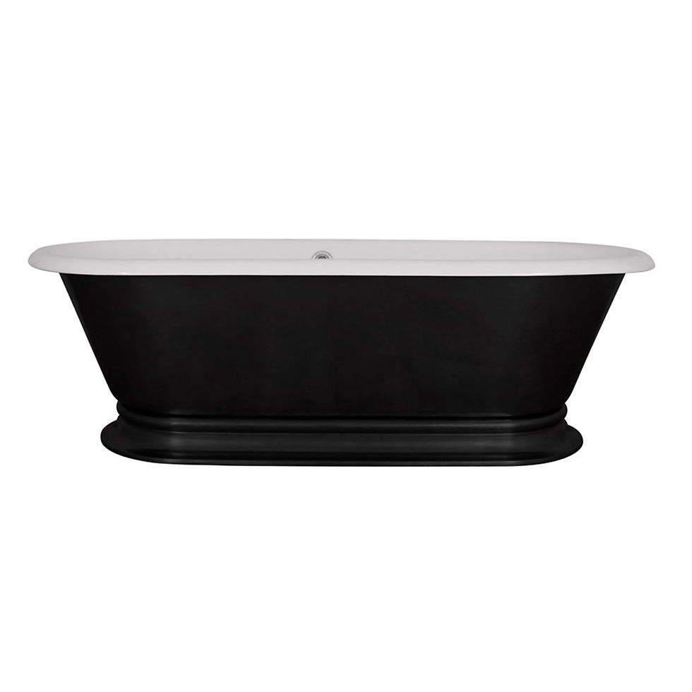 Thumbnail: Shikara Cast Iron Bath by Hurlingham bath Product Cut out