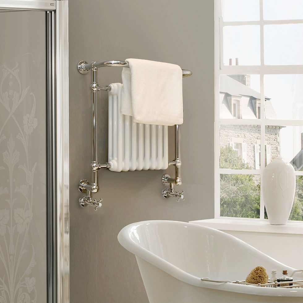 Regency | Wall Mounted Towel Rail Radiator | Mild Steel | Vogue UK- Lifestyle