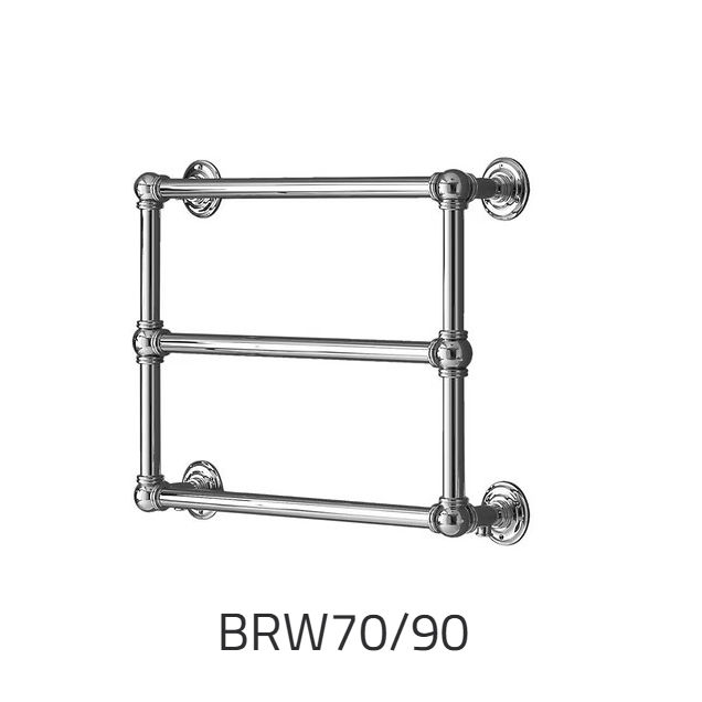 Thumbnail: Baronial | Floor &/or Wall Mounted Towel Rail  | Full Range | Bard & Brazier