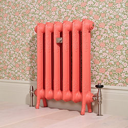 Rococo 1 Column Ornate Cast Iron Radiator | Castrads