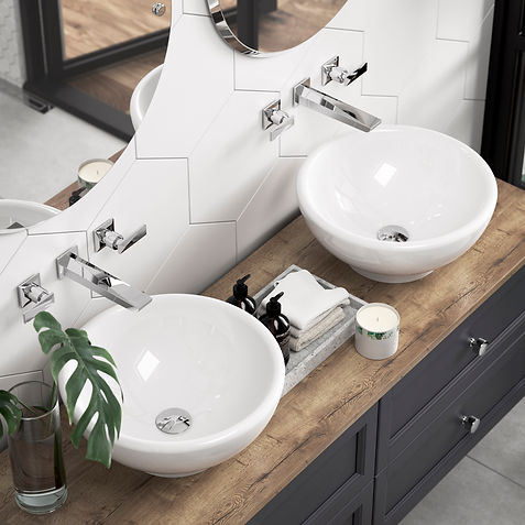 Caversham Graphite Wall Hung Vanity Units with Chiswick Vessel Basins cameo RGB.jpg