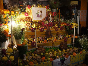 Las ofrendas de los muertos chiquitos