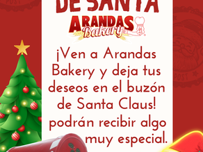 ¡Ya llegó el buzón de Santa Claus a Arandas Bakery!