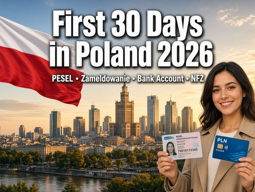First 30 Days in Poland 2026: Complete Practical Guide