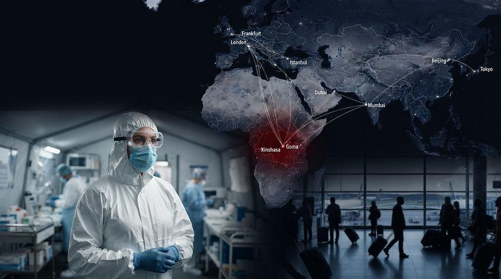Ebola is spreading again in Africa. We explain the 2026 outbreak, risks for travelers, Europe’s preparedness, and how diseases move across borders.