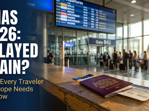 ETIAS 2026 Update — Possible Delay to 2027 & What Travelers Need to Know Meta description: ETIAS was set to launch in Q4 2026, but reports suggest a delay to 2027 is likely. Here's the current status, the fee, who needs it, and the grace period nobody's talking about.