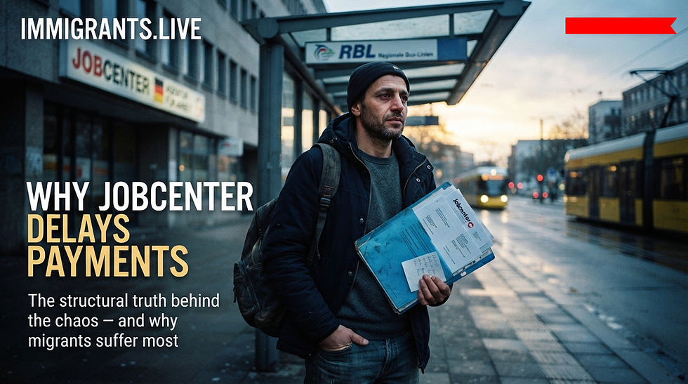 Why Jobcenter Delays Payments