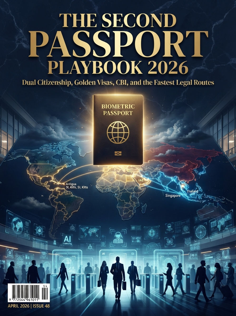 The Second Passport Playbook 2026: The Honest Guide to Dual Citizenship, Golden Visas, Citizenship by Investment and the Fastest Legal Routes