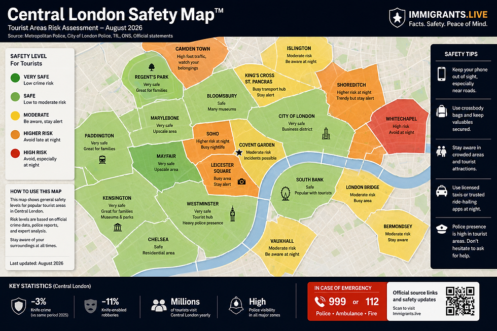 Central London Safety Map™