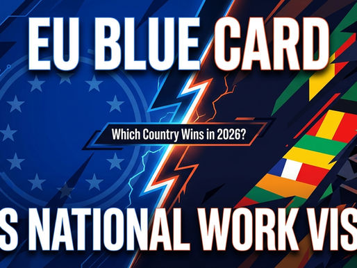 EU Blue Card vs National Work Visa 2026 — Full Comparison Meta description: The EU Blue Card isn't always the best option. See how it stacks up against national skilled worker routes in Germany, the Netherlands, and beyond — with real 2026 salary thresholds.