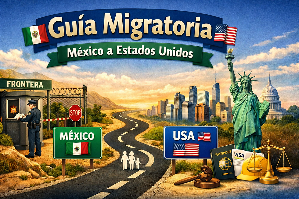 Guía definitiva para emigrar de México a Estados Unidos en 2026