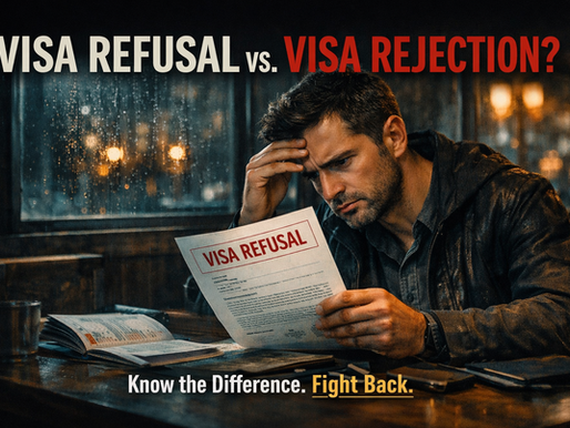 Visa Refusal vs Visa Rejection: The Definitive Guide for 2026