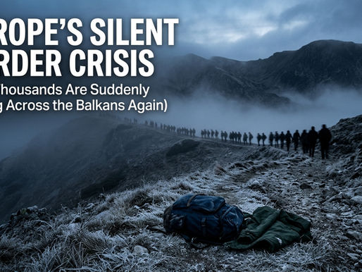 Europe’s Silent Border Crisis: Why Thousands Are Suddenly Moving Across the Balkans Again