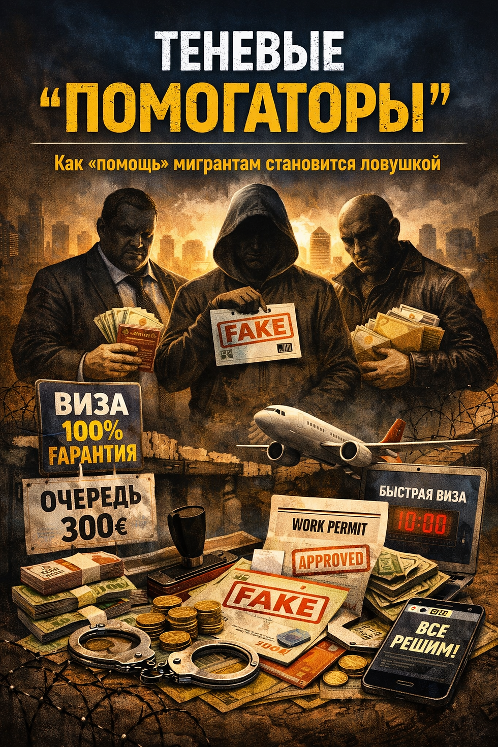 ПОМОГАТОРЫ — ТЕНЕВАЯ ИНДУСТРИЯ МИГРАЦИИ