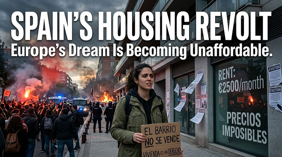 Spain's Housing Revolt: The Crisis That Could Reshape Europe