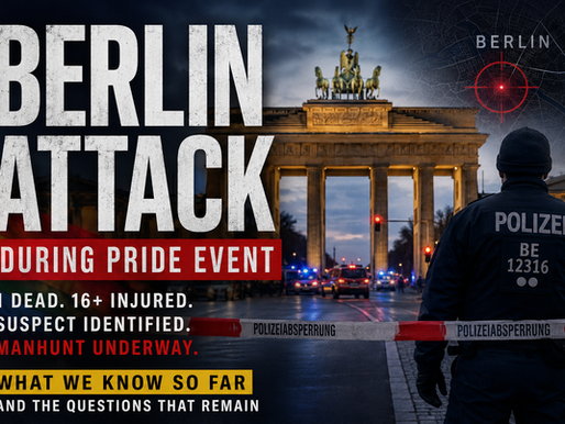 Berlin Attack During Pride Event: What Happened, What Police Have Confirmed, and What Comes Next
