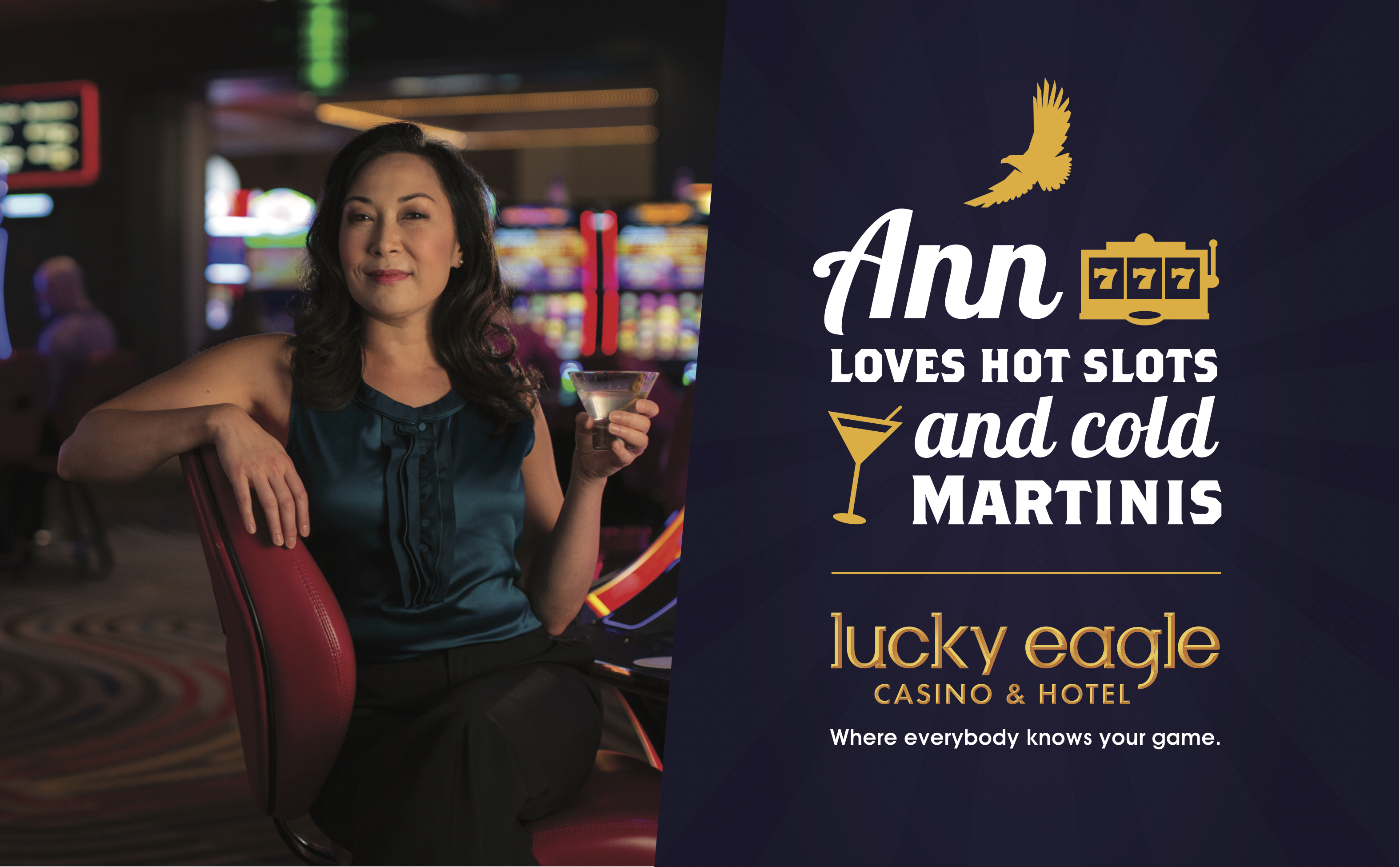 Lucky Eagle Casino: Ann Print Ad