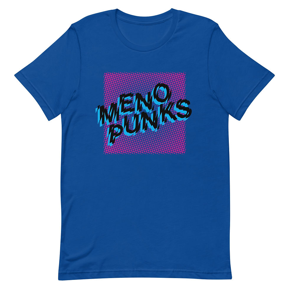 Thumbnail: MENOPUNKS TRANSPARENT LOGO UNISEX T
