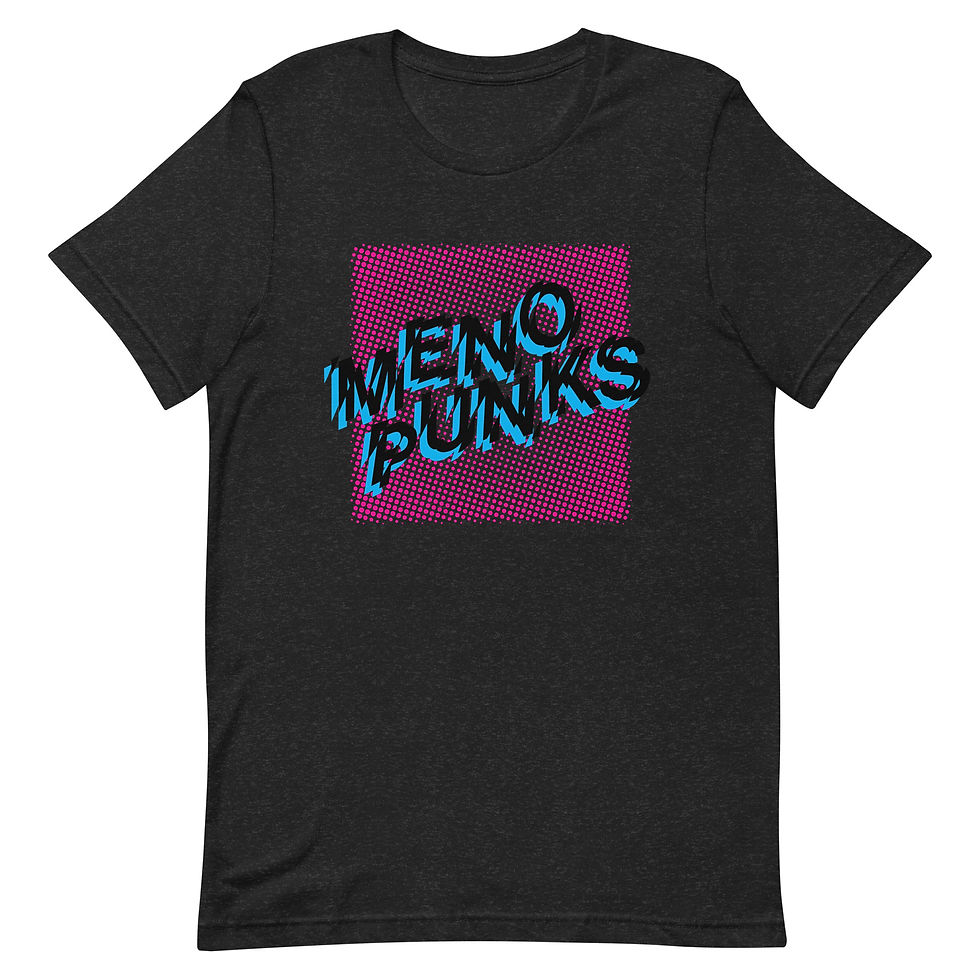 Thumbnail: MENOPUNKS TRANSPARENT LOGO UNISEX T